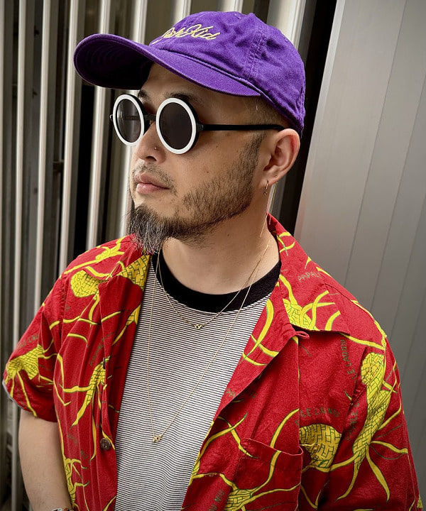 林 義人さんの「DALE HOPE &times; BEAMS PLUS / 別注 Short Sleeve Aloha Shirt Papale Lau Niu」を使ったコーディネート