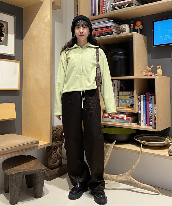 マツド ユメカさんの「BEAMS WOMEN｜Ray BEAMS / キルティング パンツ」を使ったコーディネート