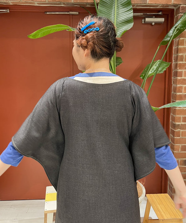 エノモト アミさんの「BEAMS WOMEN｜maturely / Denim-like Twill Dress」を使ったコーディネート