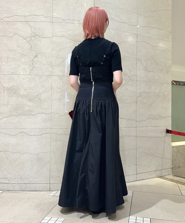 篠崎 香月さんの「BEAMS WOMEN｜Ray BEAMS / チュール ギャザー ビスチェ」を使ったコーディネート