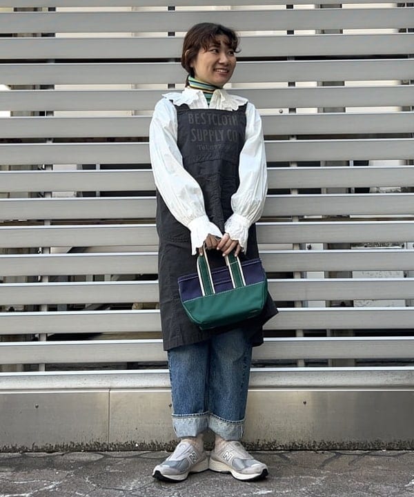 まつむさんの「BEAMS WOMEN｜L.L.Bean × BEAMS PLUS ＆ BEAMS BOY / Deep Bottom Deluxe Boat and Tote Mini」を使ったコーディネート