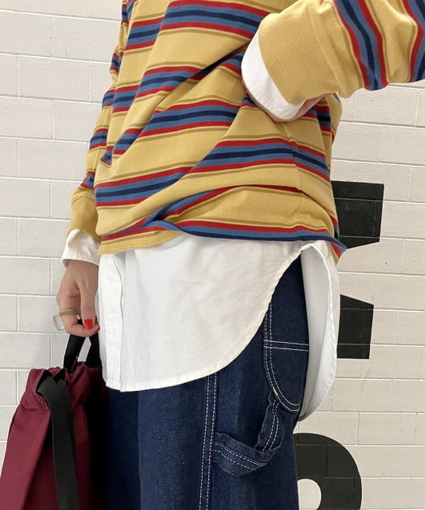 小原 もこさんの「BEAMS WOMEN｜JANSPORT &times; BEAMS / 別注 Pack & Go」を使ったコーディネート