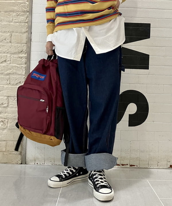 小原 もこさんの「BEAMS WOMEN｜JANSPORT &times; BEAMS / 別注 Pack & Go」を使ったコーディネート