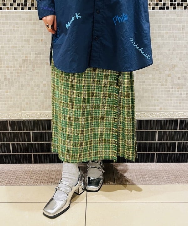 ひるてぃさんの「BEAMS WOMEN｜BEAMS BOY / ボーイ メモリープリント ワンピース」を使ったコーディネート