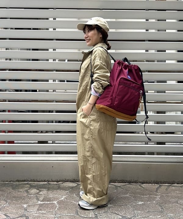 まつむさんの「BEAMS WOMEN｜JANSPORT &times; BEAMS / 別注 Pack & Go」を使ったコーディネート