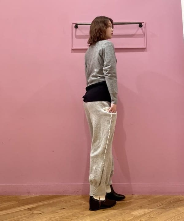 水野 萌香さんの「BEAMS WOMEN｜maturely / Thermal Gimmick Long sleeve T-shirt」を使ったコーディネート