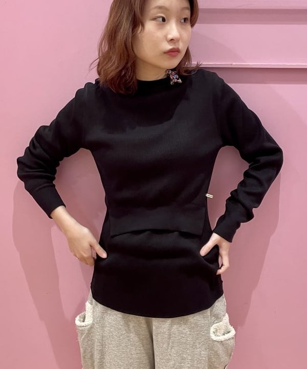 水野 萌香さんの「BEAMS WOMEN｜maturely / Thermal Gimmick Long sleeve T-shirt」を使ったコーディネート