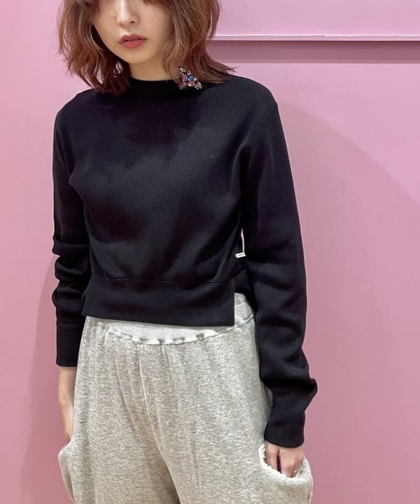 水野 萌香さんの「BEAMS WOMEN｜maturely / Thermal Gimmick Long sleeve T-shirt」を使ったコーディネート