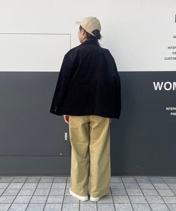 おのすさんの「BEAMS WOMEN｜ナバルボーダー ビッグ ボートネック カットソー」を使ったコーディネート