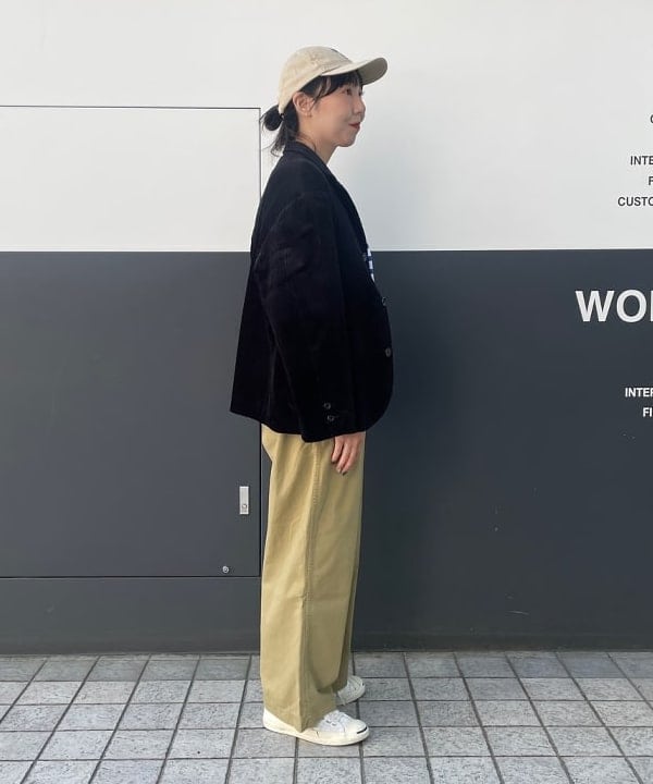 おのすさんの「BEAMS WOMEN｜ナバルボーダー ビッグ ボートネック カットソー」を使ったコーディネート