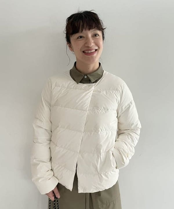 IZUMI MAYUMIさんの「BEAMS WOMEN｜PYRENEX × Demi-Luxe BEAMS / 別注 CANNES SOFT ダウンジャケット」を使ったコーディネート