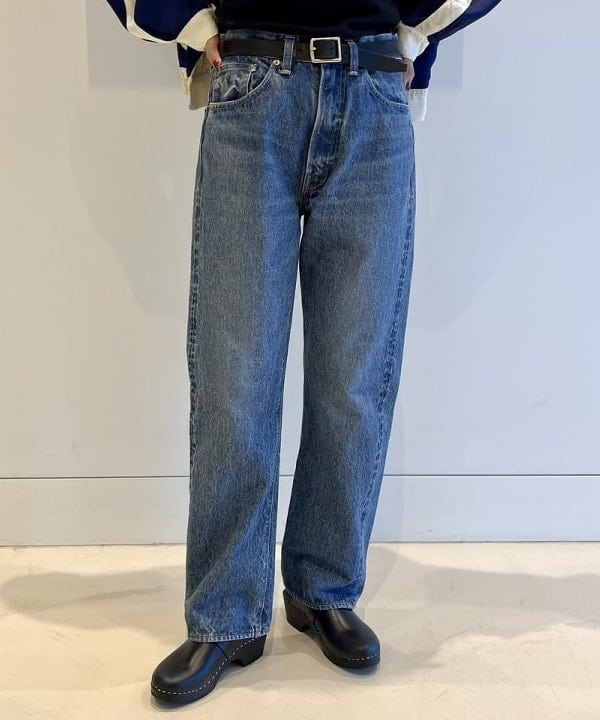 ミナミマリコさんの「BEAMS WOMEN｜BEAMS BOY / 25mm WASH ベルト」を使ったコーディネート