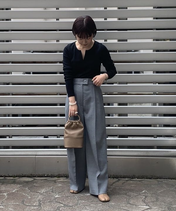 中川　ゆららさんの「BEAMS WOMEN｜PHILIPPE AUDIBERT / ALBA ネックレス シルバー」を使ったコーディネート
