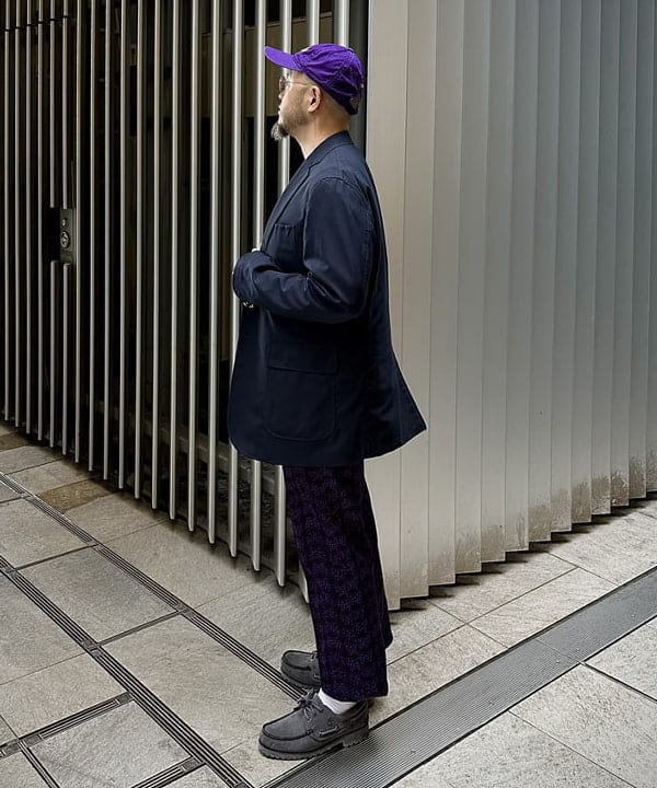 林 義人さんの「コンバット ウール 3ボタン ブレザー」を使ったコーディネート