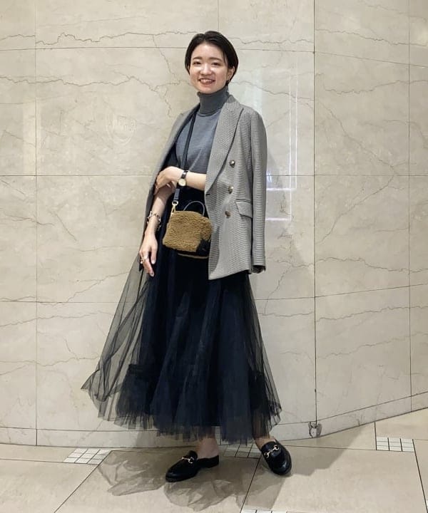 SANOさんの「BEAMS WOMEN｜VIOLAd’ORO × Demi-Luxe BEAMS / 別注 エコムートン ミニショルダーバッグ」を使ったコーディネート