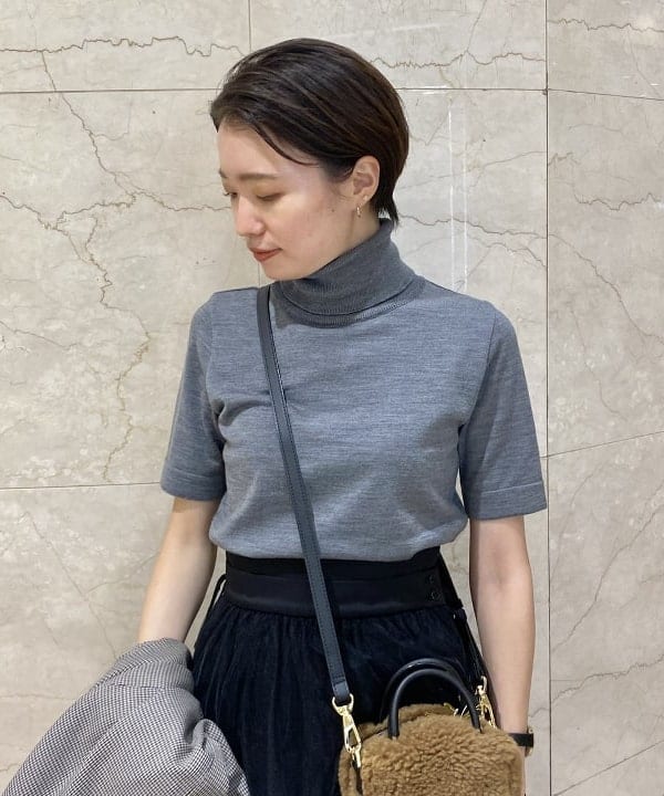 SANOさんの「BEAMS WOMEN｜VIOLAd’ORO × Demi-Luxe BEAMS / 別注 エコムートン ミニショルダーバッグ」を使ったコーディネート