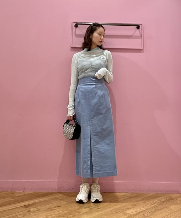 水野 萌香さんの「BEAMS WOMEN｜Ray BEAMS / ライン ストーン バッグ」を使ったコーディネート