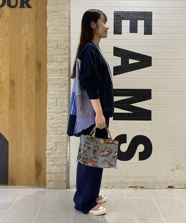 木村 海侑さんの「BEAMS WOMEN｜BEAMS BOY / 樹脂 パール ロング ネックレス」を使ったコーディネート