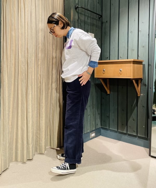 つぼさんの「BEAMS WOMEN｜BEAMS BOY / 樹脂 パール ロング ネックレス」を使ったコーディネート