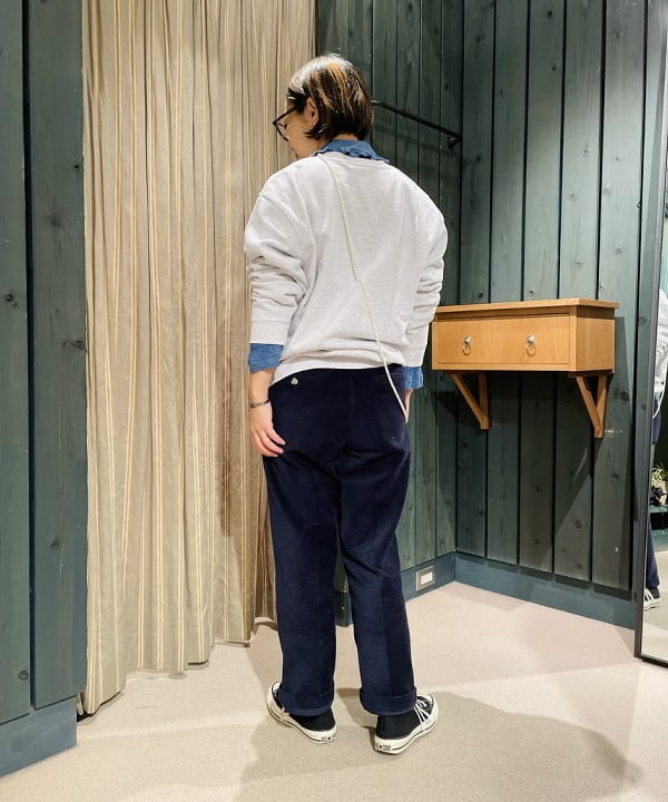 つぼさんの「BEAMS WOMEN｜BEAMS BOY / 樹脂 パール ロング ネックレス」を使ったコーディネート
