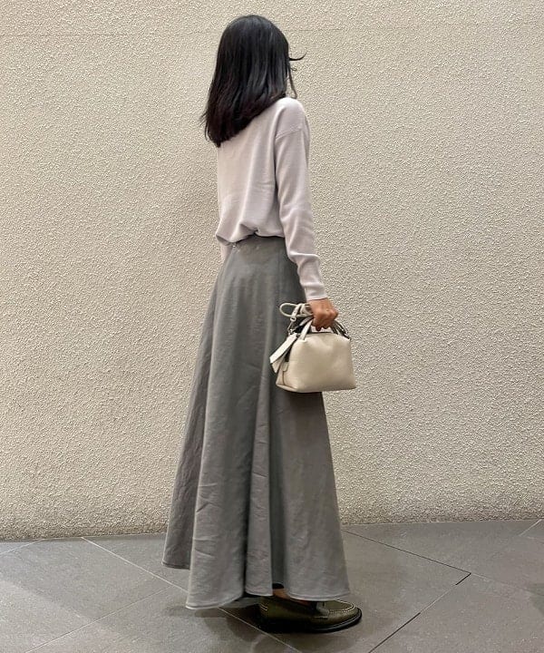 五十峯 さよさんの「BEAMS WOMEN｜GIANNI CHIARINI / ALIFA レザーショルダーバッグ S」を使ったコーディネート