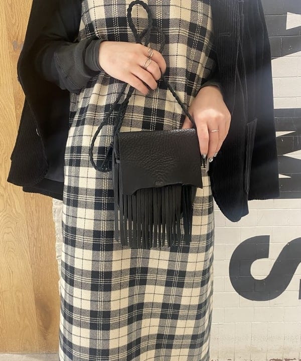 モモさんの「BEAMS WOMEN｜BEAMS BOY / リブ タートル ロングスリーブ」を使ったコーディネート