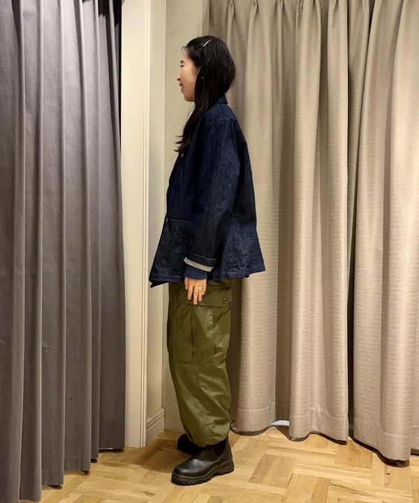 ミナミマリコさんの「BEAMS WOMEN｜BEAMS BOY / 25mm WASH ベルト」を使ったコーディネート