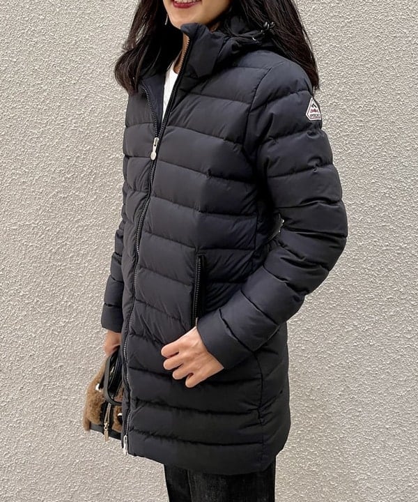 五十峯 さよさんの「BEAMS WOMEN｜PYRENEX / SPOUTNIC SOFT2 ロングダウン コート」を使ったコーディネート