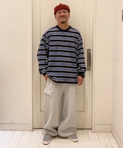 BEAMS BOY（ビームス ボーイ）ヘム アレンジ スウェット パンツ