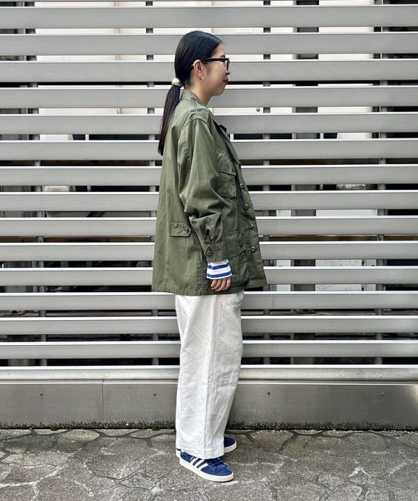 ミナミマリコさんの「BEAMS WOMEN｜BEAMS BOY / 25mm WASH ベルト」を使ったコーディネート
