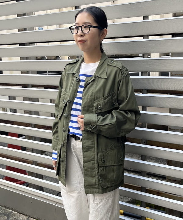 ミナミマリコさんの「BEAMS WOMEN｜BEAMS BOY / 25mm WASH ベルト」を使ったコーディネート