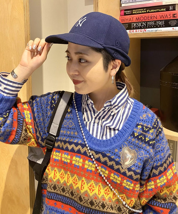 吉野 多恵さんの「BEAMS WOMEN｜ロンドンストライプ ボタンダウンシャツ」を使ったコーディネート