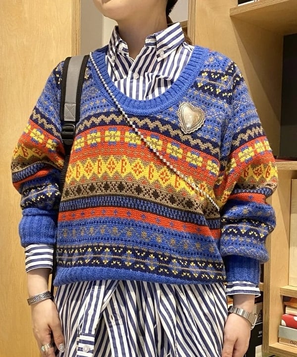 吉野 多恵さんの「BEAMS WOMEN｜ロンドンストライプ ボタンダウンシャツ」を使ったコーディネート