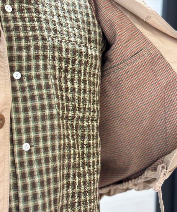 佐々木 優さんの「BEAMS WOMEN｜Open B.D. Panama Check Double Face」を使ったコーディネート