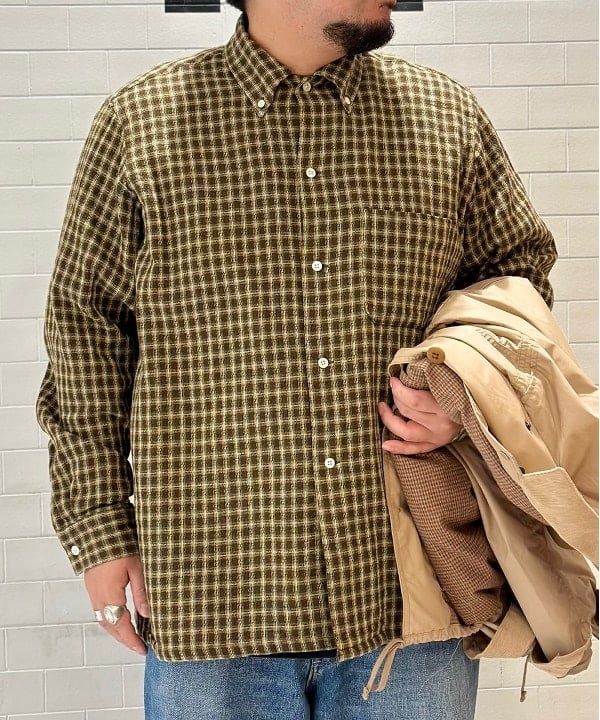 佐々木 優さんの「BEAMS WOMEN｜Open B.D. Panama Check Double Face」を使ったコーディネート