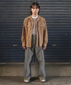 BEAMS F（ビームスF）CINQUANTA × BEAMS F / 別注スエード シャツ