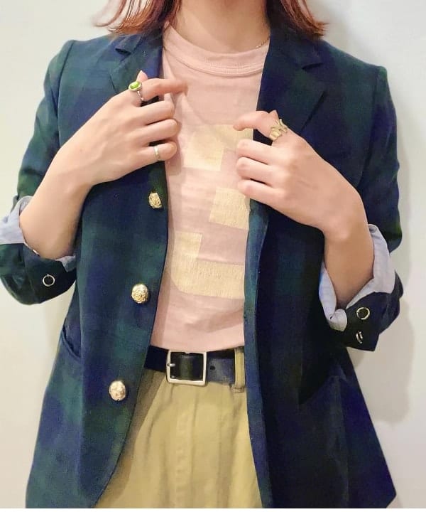 SHINAGAWAさんの「BEAMS WOMEN｜BEAMS BOY / 25mm WASH ベルト」を使ったコーディネート