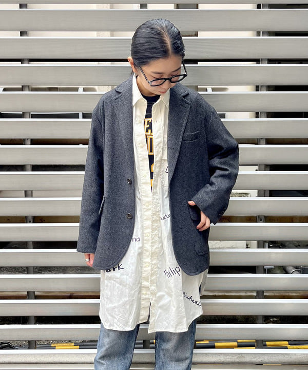 ミナミマリコさんの「BEAMS WOMEN｜BEAMS BOY / 25mm WASH ベルト」を使ったコーディネート