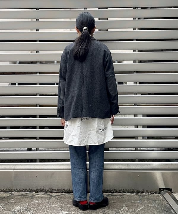 ミナミマリコさんの「BEAMS WOMEN｜BEAMS BOY / 25mm WASH ベルト」を使ったコーディネート