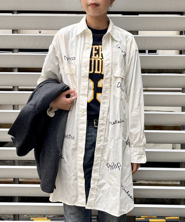ミナミマリコさんの「BEAMS WOMEN｜BEAMS BOY / 25mm WASH ベルト」を使ったコーディネート