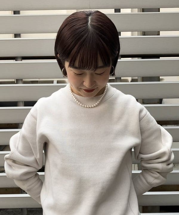 中川　ゆららさんの「BEAMS WOMEN｜Demi-Luxe BEAMS / 8ｍｍ パール ネックレス」を使ったコーディネート