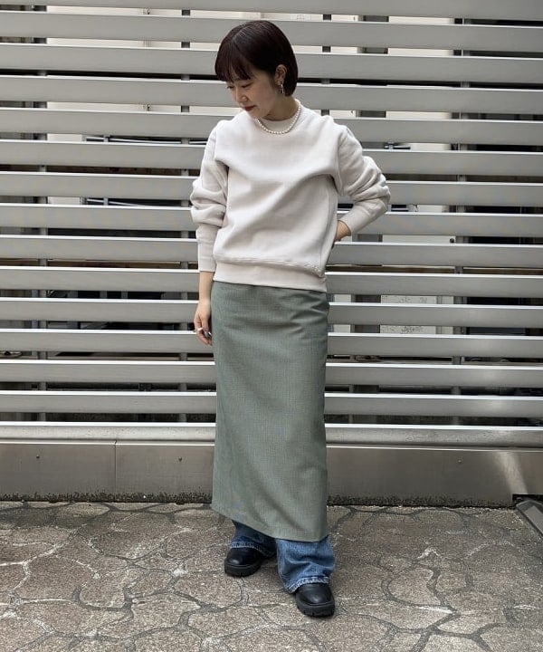 中川　ゆららさんの「BEAMS WOMEN｜Demi-Luxe BEAMS / 8ｍｍ パール ネックレス」を使ったコーディネート