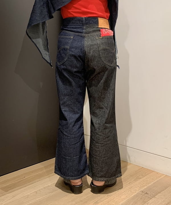 矢野(青木)優香さんの「BEAMS WOMEN｜Lee × maturely / 別注 Indigo & Black Denim Loco Jacket」を使ったコーディネート