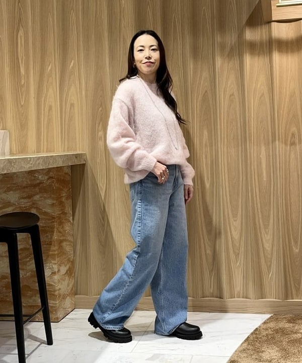 関 桂子さんの「BEAMS WOMEN｜upper hights / THE NIECE デニムパンツ」を使ったコーディネート