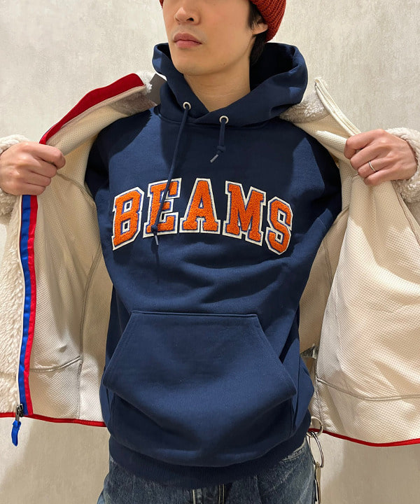 平柳 楓馬さんの「BEAMS WOMEN｜BEAMS ベーシック フーディ」を使ったコーディネート
