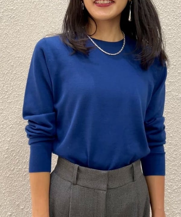五十峯 さよさんの「BEAMS WOMEN｜PHILIPPE AUDIBERT / ALBA ネックレス シルバー」を使ったコーディネート
