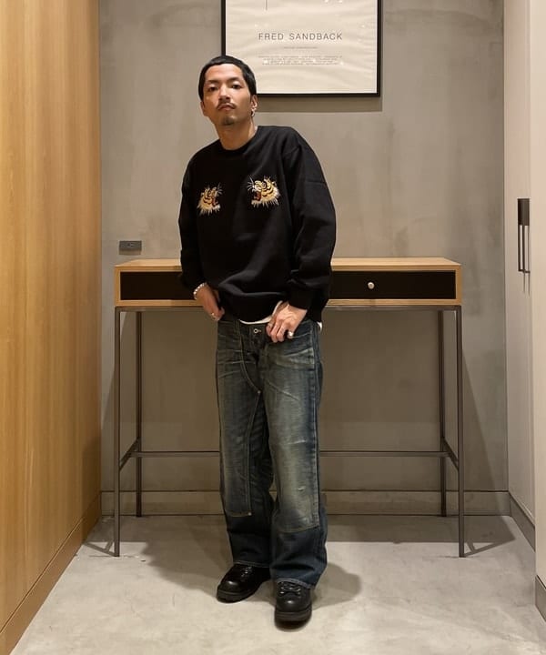 BEAMS（ビームス）JUN INAGAWA × MOORE / DAMEGE FLOCKY PRINT