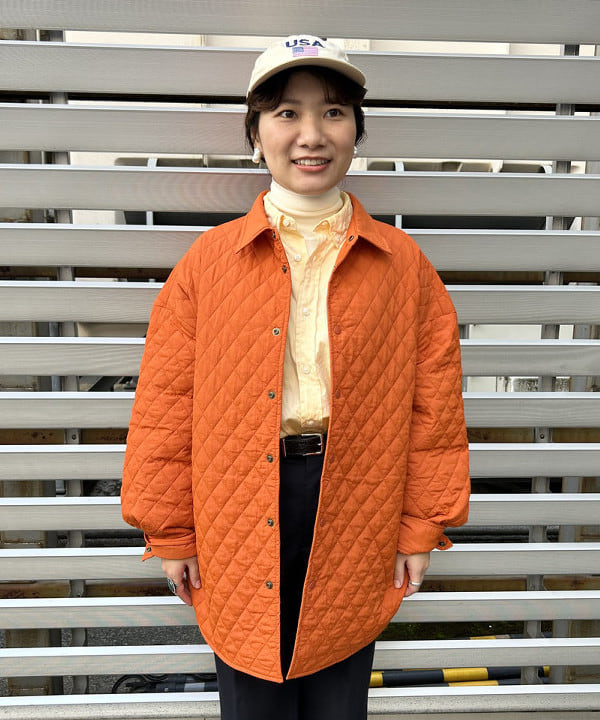 まつむさんの「BEAMS WOMEN｜BEAMS BOY / ポリエステル ウール シンチ バック スラックス」を使ったコーディネート