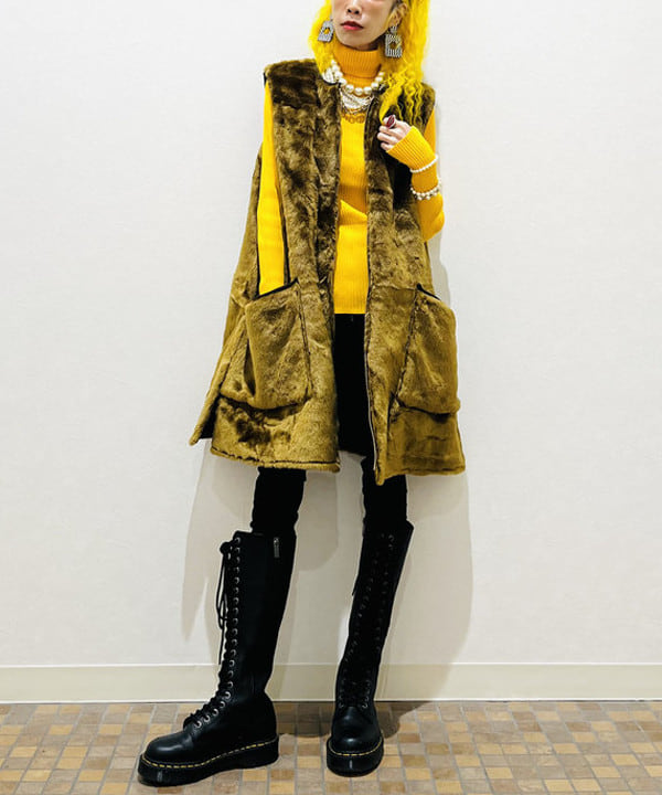 ひるてぃさんの「BEAMS WOMEN｜Ray BEAMS / 14G リブ タートルネック ニット」を使ったコーディネート