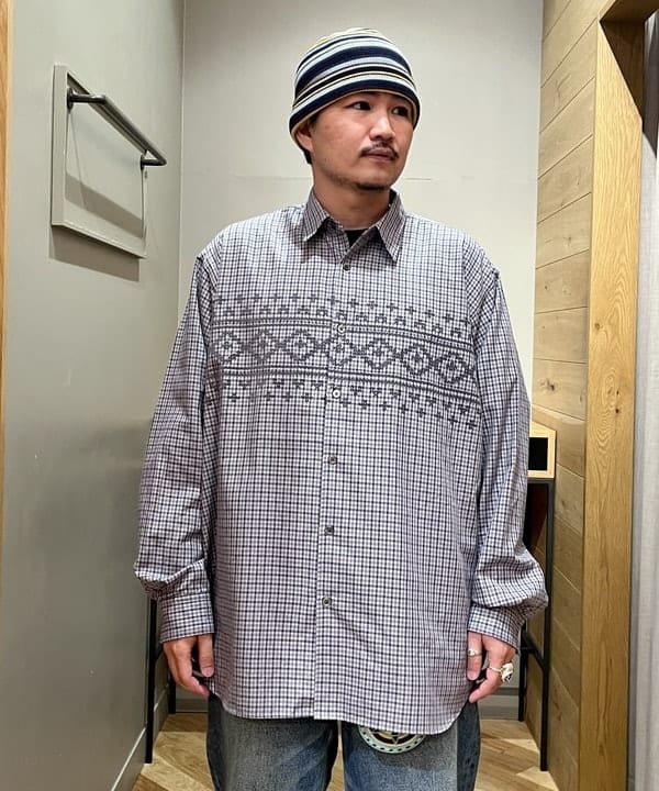 新里 京介さんの「BEAMS WOMEN｜BEAMS / ノルディック チェック シャツ」を使ったコーディネート